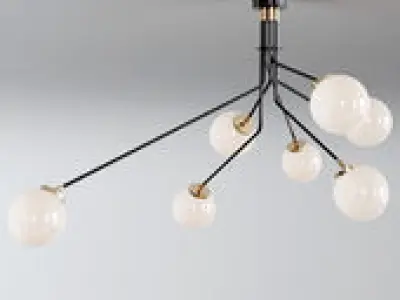 21 Light Fixture Collection 3D model