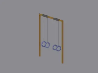 Playground Hangers 3D model