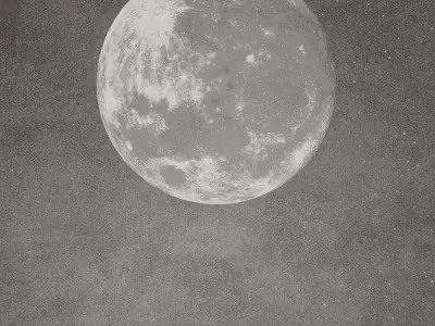 Lunar Halo Mural Wallpaper Texture Texture