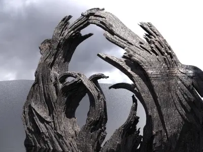 Femorian cliff lances 3D model