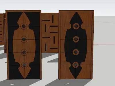 all types of interior doors are available 3D print model