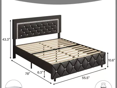 Bed King Size 3D model
