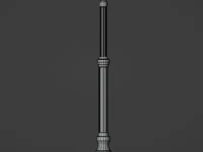 Street lamp single Free 3D model