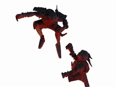 Fox Mountain Secret Cave - rock platform kid 3D model