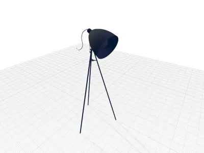 Gerber  Tripod Floor Lamp 3D model