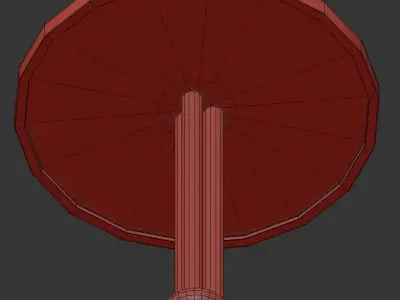 HEMEL round chandelier with candles hanging from it 3D model