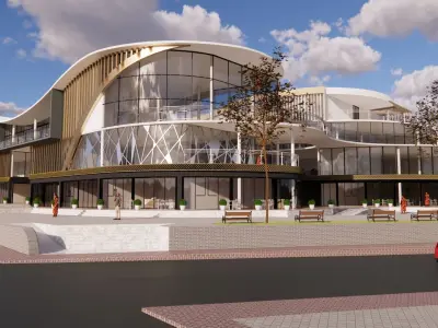 Shopping Mall 3D model