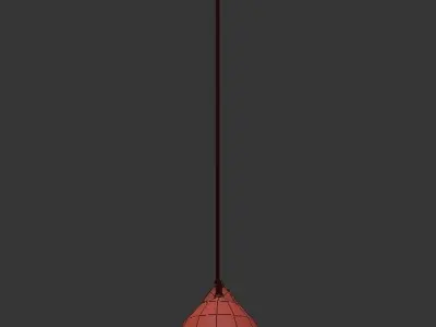 Butterlamp gold 3D model