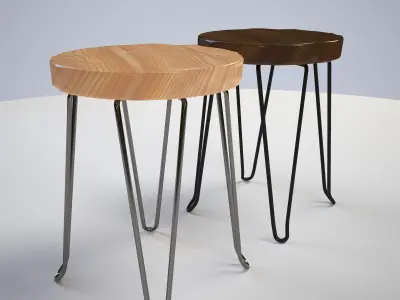 Chair ar vr optimized Low-poly 3D model