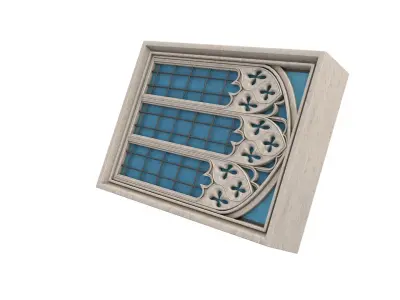 Gothic Window  3D model