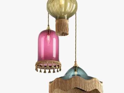 Rothschild Bickers Tassel-Vintage-Opulent clusters 3D model