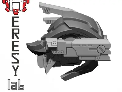 HL176 - Greater God Drone  3D print model