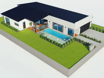 Australian House 3 3D model