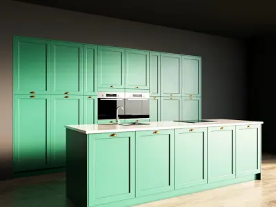 86-Kitchen2 matte 8 3D model