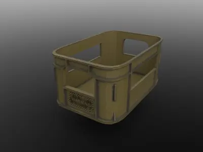 Sci-fi environment models Low-poly 3D model