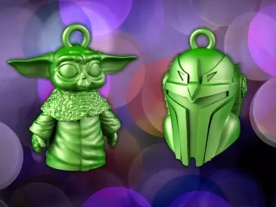 The Mandalorian decoration 3D print model