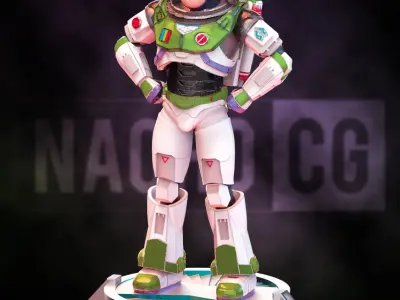 Fan Art Buzz Lightyear - Statue 3D print model