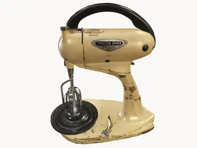 Old Vintage Hamilton Beach Model G Stand Mixer Low-poly 3D model