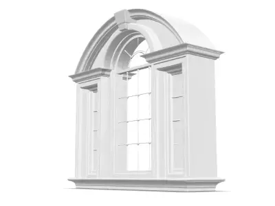 Classic Palladian Arched Window - window 3D Model 3D model