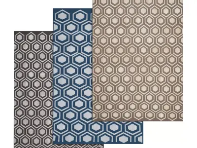 Rug Set 173 3D model