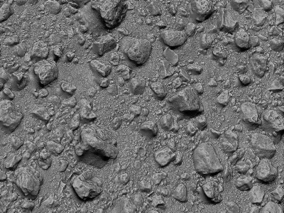 Stone Desert Low-poly 3D model