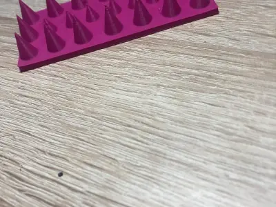 bird spikes 3D print model