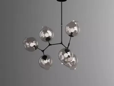 Ceiling light 3D model 35