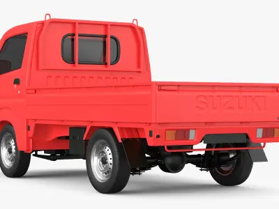  Suzuki Carry Truck Red 