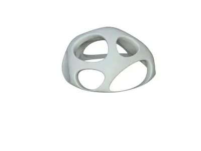 SciFi Cube Object No 56136 Low Poly Shape Low-poly 3D model