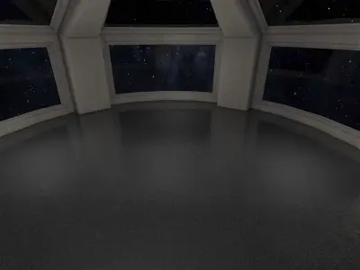 Sci Fi Room Low-poly 3D model