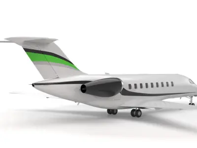 Generic Airplane 01 3D model
