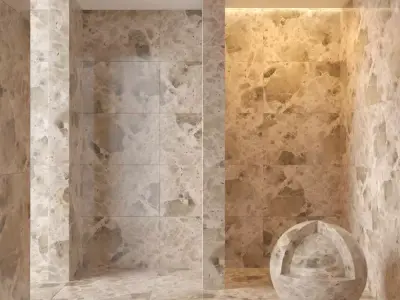 Marble wall 95 3D model