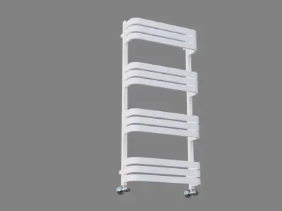 Bathroom Radiator Low-poly 3D model