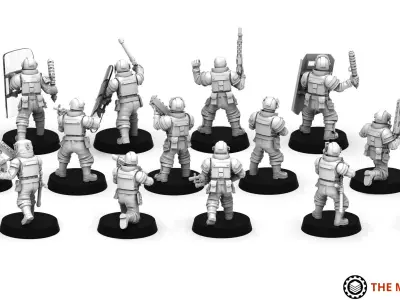 Ironblood - Militia builder 3D print model