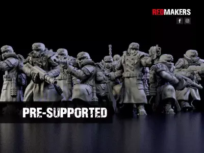 Ice Warriors - Squad of the Imperial Force 3D print model