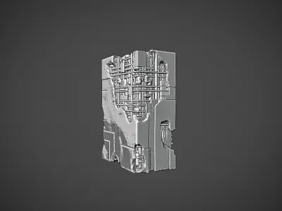 Sci-Fi Tech Container RoZ 3D print model