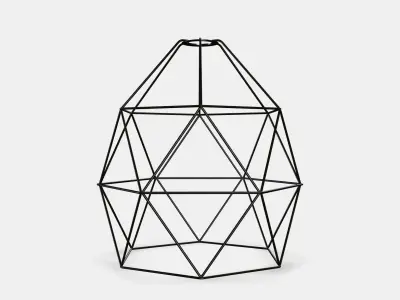 BRUNSTA pendant lampshade Low-poly 3D model