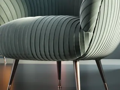 Furniture Armchair 001 3D model