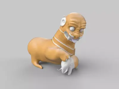 kedarnath upper statue 3D model