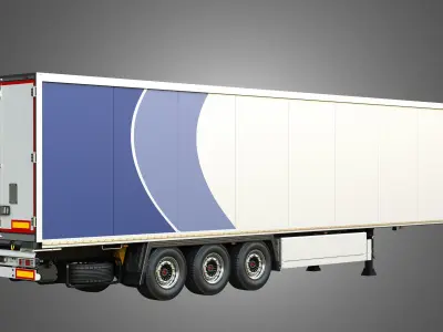 TKS Refrigerated Cool Liner Semi-Trailer 3D model