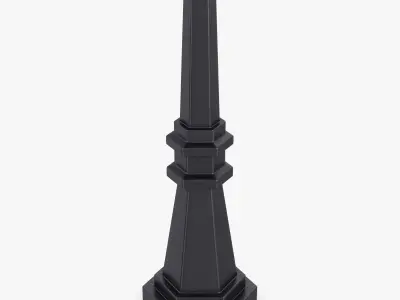 Vintage Streetlight v 1 3D model