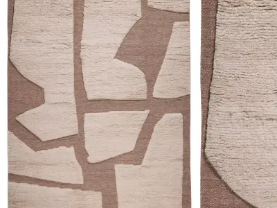 Fossil Tan RUG 3D model