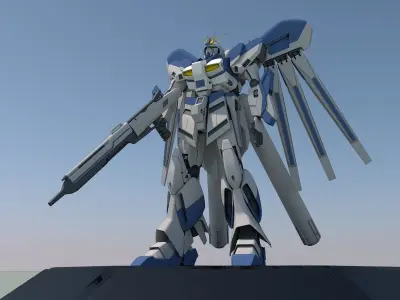 gundam rx 93 Hi Nu ver ka 3D model