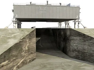 NASA Mobile Launch Platform 3D model