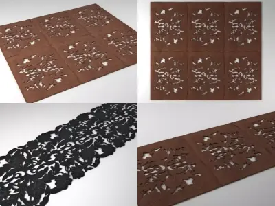 Zhippo placemat 3D model