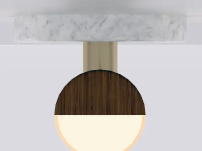 Counterweight Circle Sconce 3D model