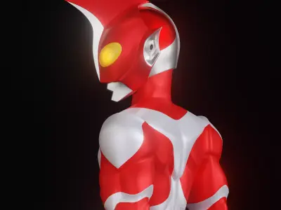 Ultraman Zearth Stylized 3D Model  3D model