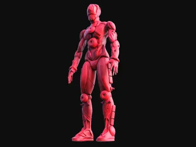 Cyberpunk Mecha 3D model