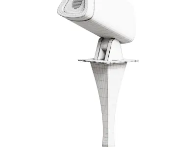 LArte Luce Cris Street Lamp L78384 11 3D model