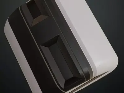 Var Stylized Sci-fi Wall PBR Seamless Texture